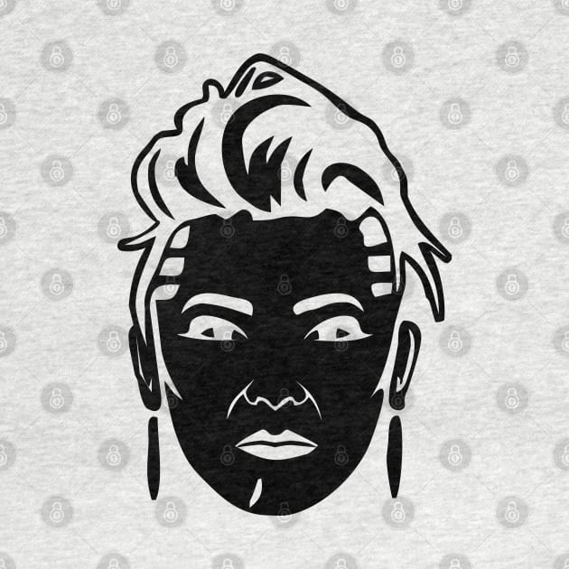 Mad Maggie Icon Black by Paul Draw